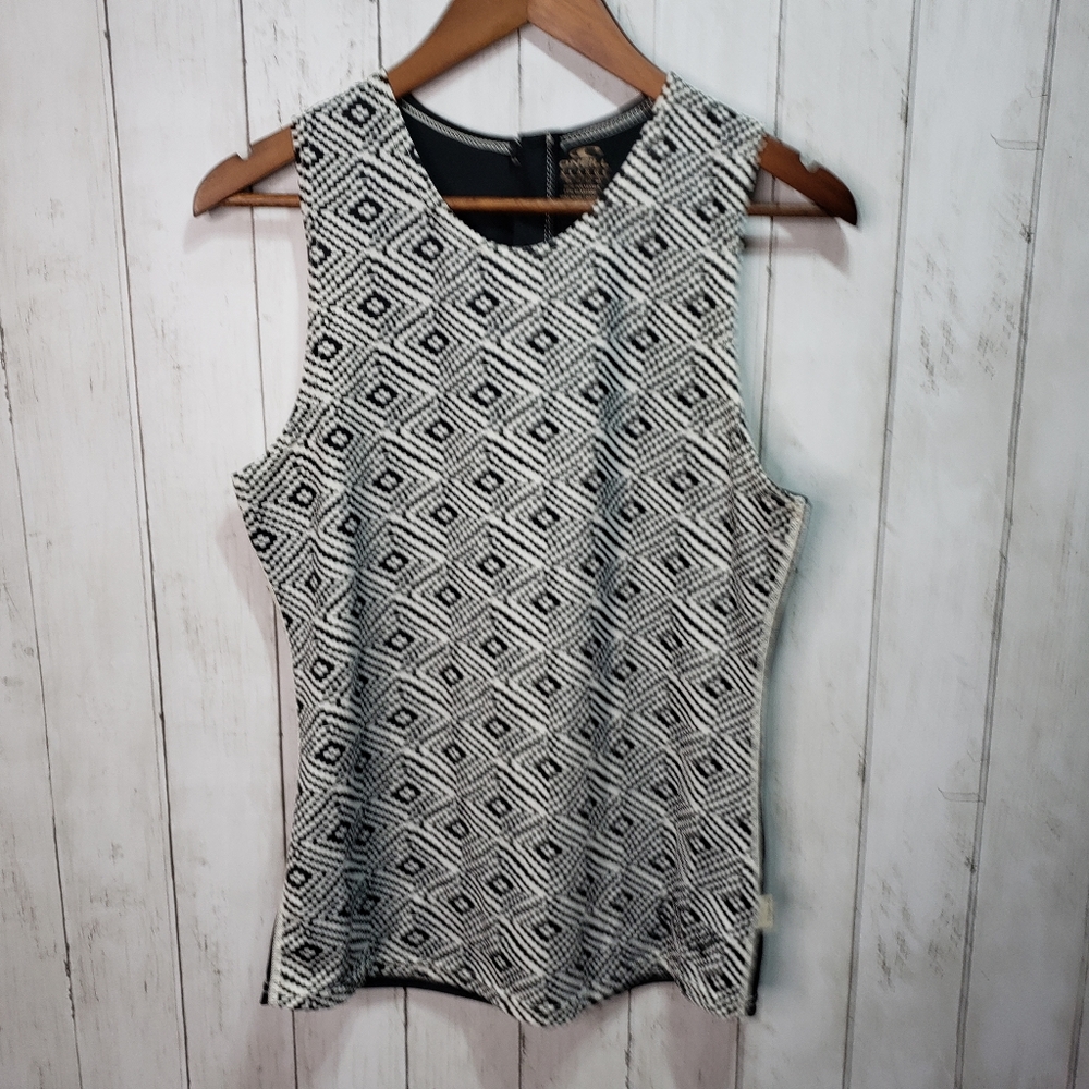 O'Neill Black and White Geometric Swim Tank